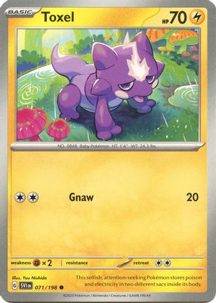 Toxel 71 - SV01 Scarlet & Violet Base Set-1