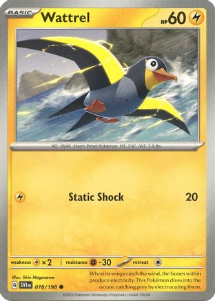 Wattrel - 078/198 78 - SV01 Scarlet & Violet Base Set-1