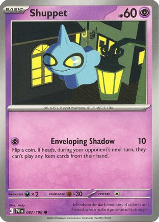 Shuppet 87 - SV01 Scarlet & Violet Base Set Reverse Holofoil-1