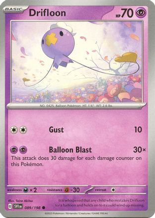 Drifloon 89 - SV01 Scarlet & Violet Base Set-1