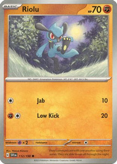 Riolu - 112/198 112 - SV01 Scarlet & Violet Base Set-1