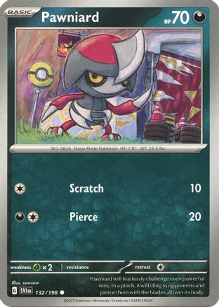 Pawniard 132 - SV01 Scarlet & Violet Base Set-1