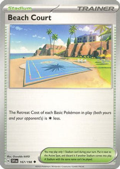 Beach Court 167 - SV01 Scarlet & Violet Base Set-1