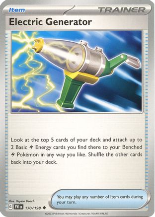 Electric Generator 170 - SV01 Scarlet & Violet Base Set Reverse Holofoil-1