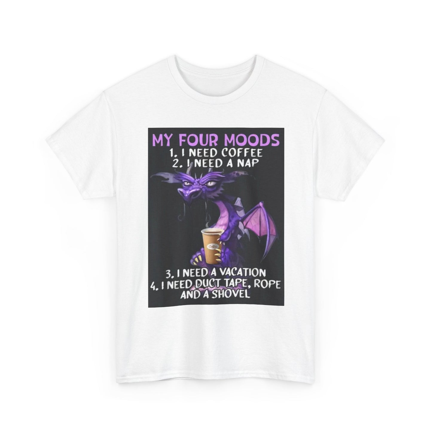 "My 4 Moods" Unisex Heavy Cotton Tee