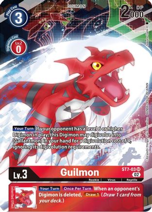 Guilmon (Alternate Art) (ST7-03) - Starter Deck 14: Beelzemon Advanced Deck Set-1