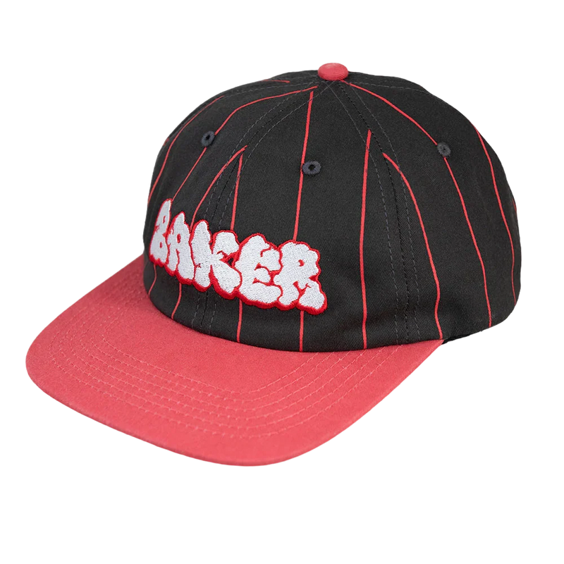 Baker 'Bubble Pin' Snapback  Cap - Black/Red-1