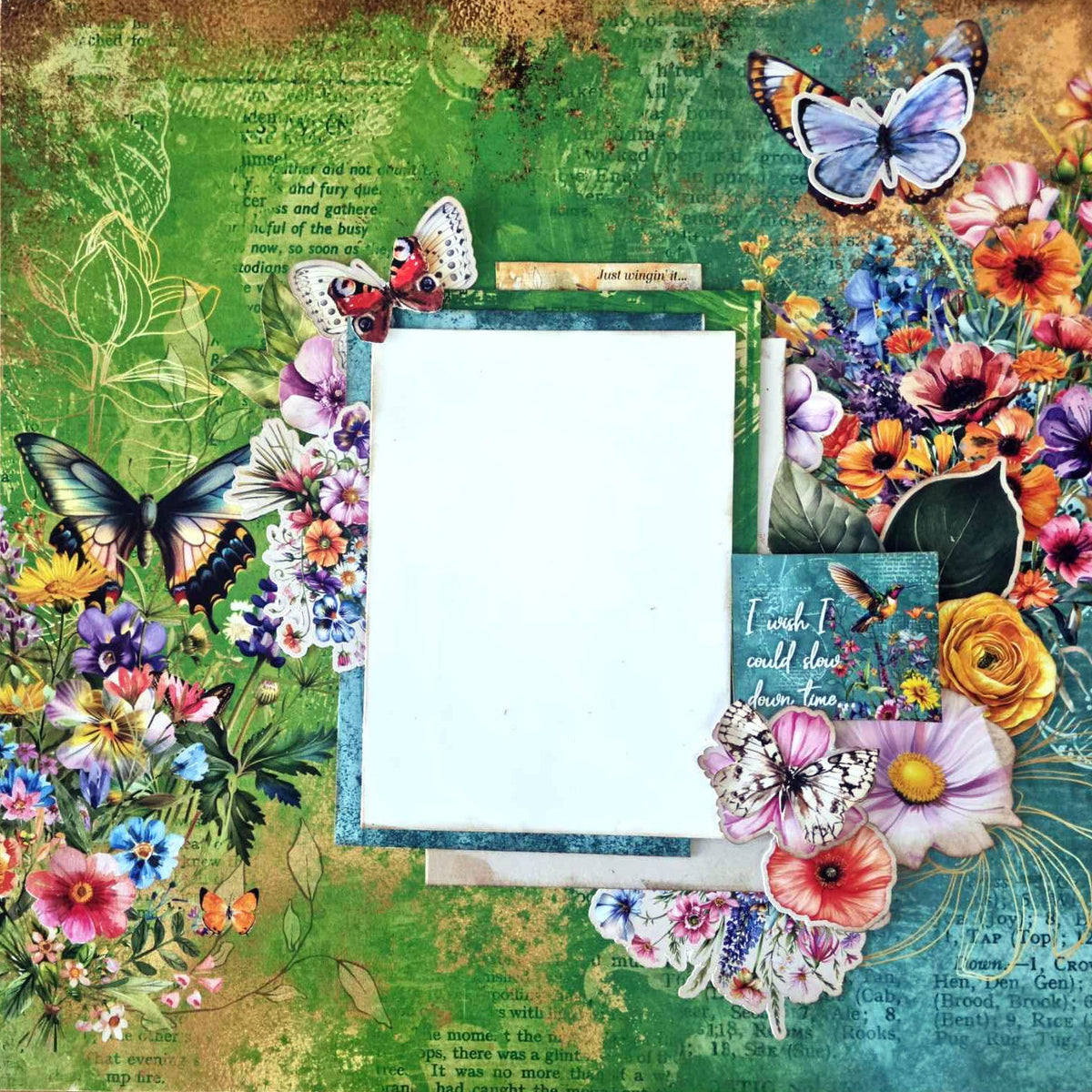 3Quarter Designs Papier Design et Découpes Ailes Flottantes 30x30 cm-12