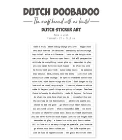 Dutch Doobadoo DDBD Dutch Sticker A5 Happy Spring 1-1