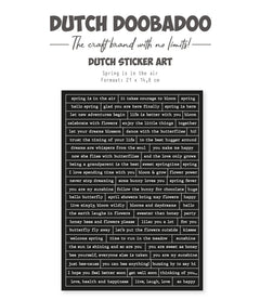 Dutch Doobadoo DDBD Dutch Sticker A5 Happy Spring 2-1