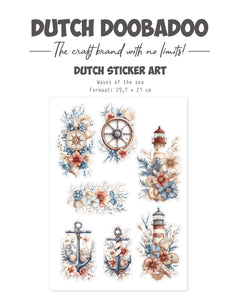 Dutch Doobadoo DDBD A4 Transparent Stickers Waves of..-1