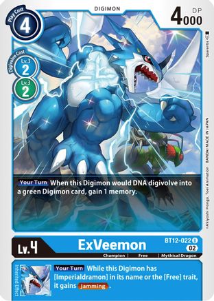 ExVeemon (BT12-022) - Across Time-1