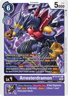 Arresterdramon (BT12-077) - Across Time-1