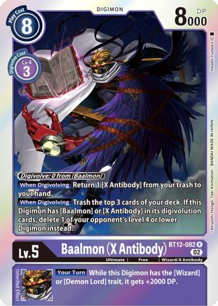 Baalmon (X Antibody) (BT12-082) - Across Time Foil-1