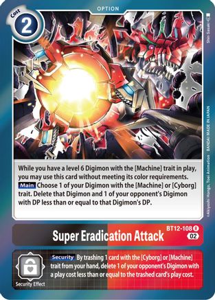 Super Eradication Attack (BT12-108) - Across Time Foil-1