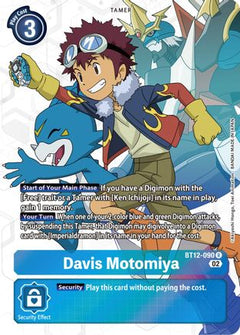 Davis Motomiya (Alternate Art) (BT12-090) - Across Time Foil-1