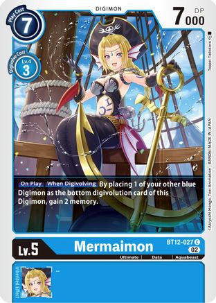 Mermaimon (BT12-027) - Across Time-1