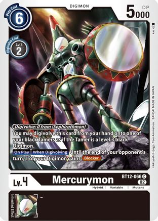 Mercurymon (BT12-066) - Across Time-1