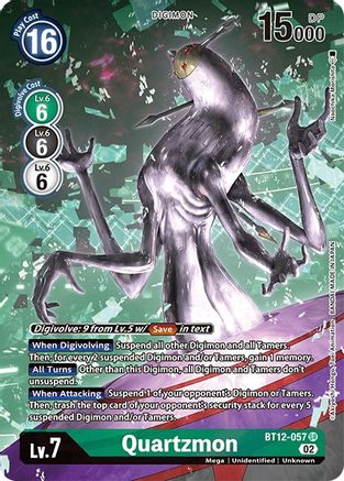Quartzmon (Alternate Art) (BT12-057) - Across Time Foil-1