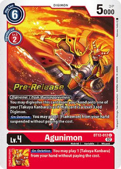 Agunimon (BT12-012) - Across Time Pre-Release Cards Foil-1