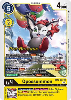 Opossummon (BT12-037) - Across Time Pre-Release Cards Foil-1