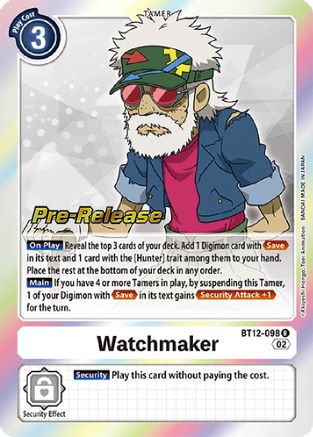 Watchmaker (BT12-098) - Across Time Pre-Release Cards-1