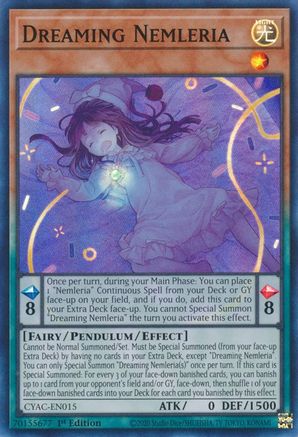 Dreaming Nemleria (CYAC-EN015) - Cyberstorm Access 1st Edition-1