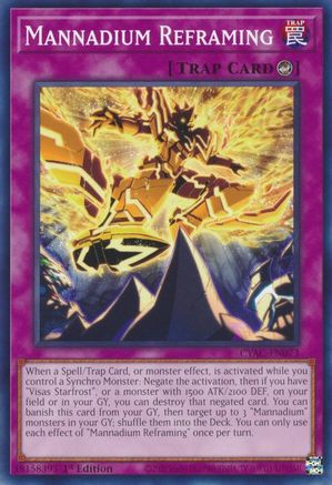 Mannadium Reframing (CYAC-EN073) - Cyberstorm Access 1st Edition-1
