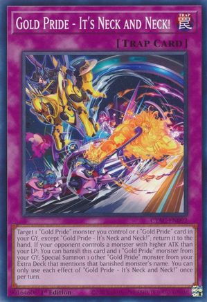 Gold Pride - It's Neck and Neck! (CYAC-EN092) - Cyberstorm Access 1st Edition-1