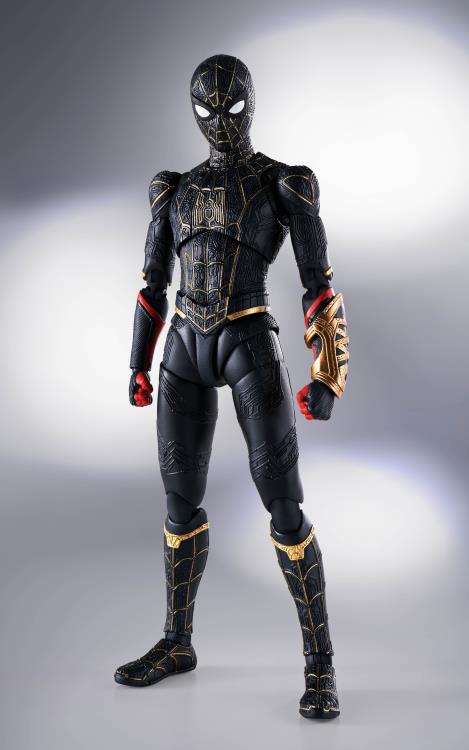 Spider-Man: No Way Home S.H.Figuarts Spider-Man (Black & Gold Suit)-8