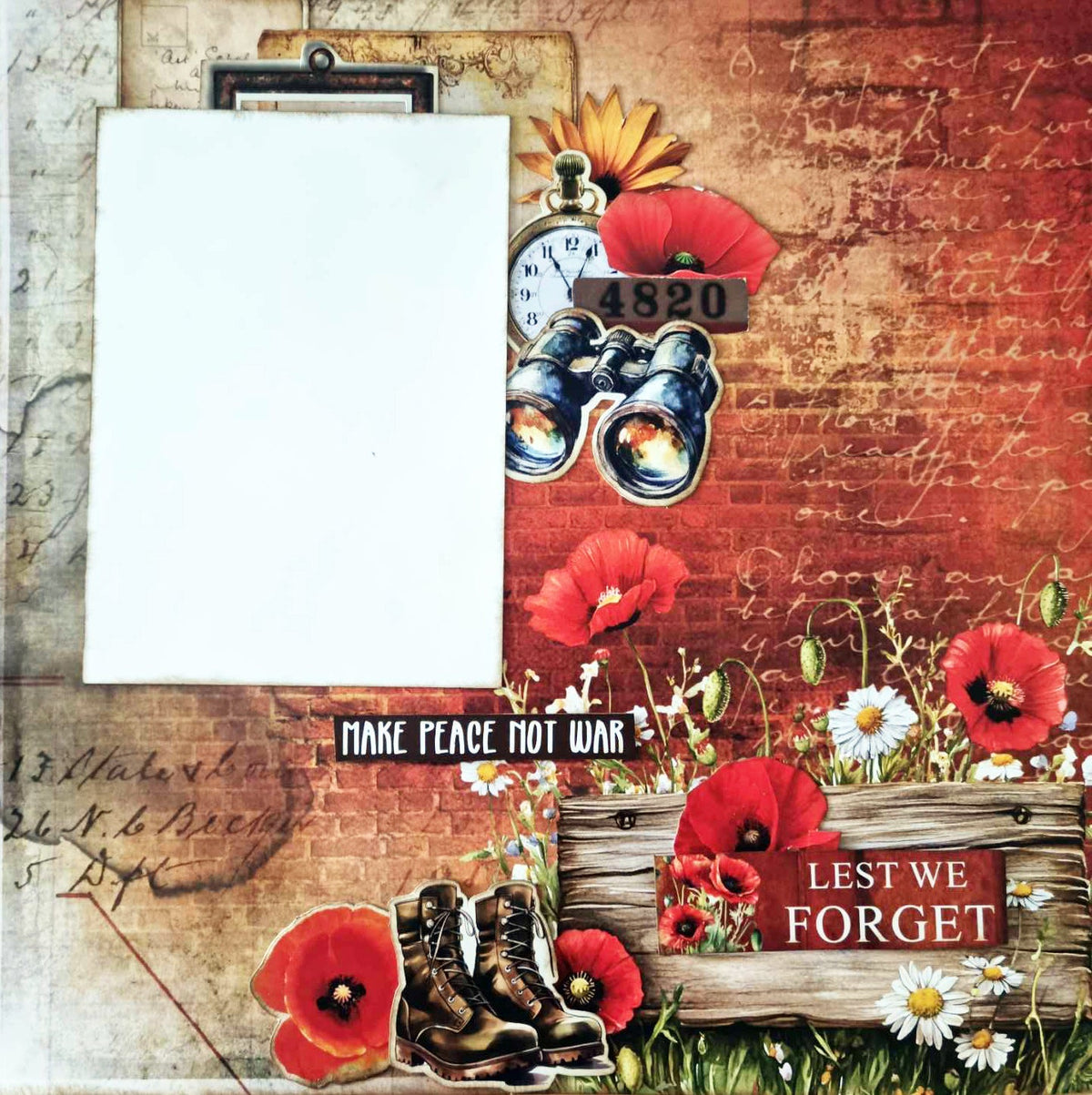 3Quarter Designs Collection Never Forgotten – Papier Design 30x30 cm et Die-cuts-10