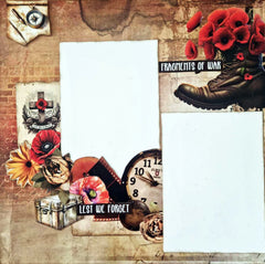 3Quarter Designs Collection Never Forgotten – Papier Design 30x30 cm et Die-cuts-11