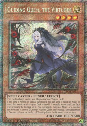 Guiding Quem, the Virtuous (Starlight Rare) (CYAC-EN011) - Cyberstorm Access 1st Edition-1