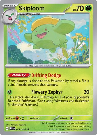 Skiploom 2 - SV02 Paldea Evolved Reverse Holofoil-1