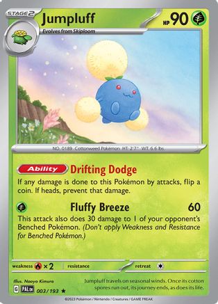 Jumpluff 3 - SV02 Paldea Evolved Reverse Holofoil-1