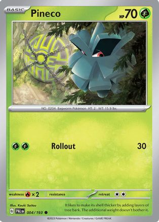 Pineco 4 - SV02 Paldea Evolved-1