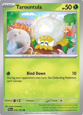 Tarountula - 016/193 16 - SV02 Paldea Evolved Reverse Holofoil-1