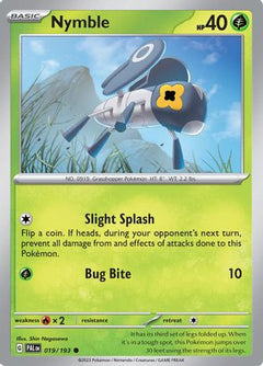 Nymble - 019/193 19 - SV02 Paldea Evolved Reverse Holofoil-1