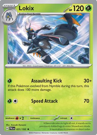 Lokix 21 - SV02 Paldea Evolved Reverse Holofoil-1