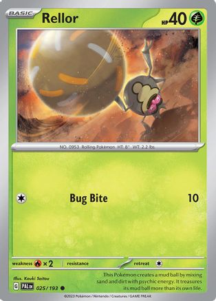 Rellor - 025/193 25 - SV02 Paldea Evolved Reverse Holofoil-1