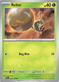 Rellor - 025/193 25 - SV02 Paldea Evolved Reverse Holofoil-1