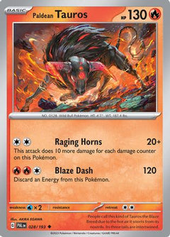 Paldean Tauros - 028/193 28 - SV02 Paldea Evolved-1