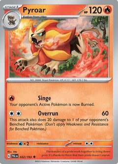 Pyroar - 032/193 32 - SV02 Paldea Evolved Reverse Holofoil-1