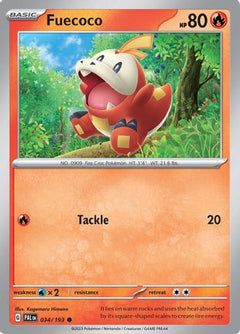 Fuecoco - 034/193 34 - SV02 Paldea Evolved-1
