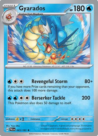 Gyarados 43 - SV02 Paldea Evolved Reverse Holofoil-1