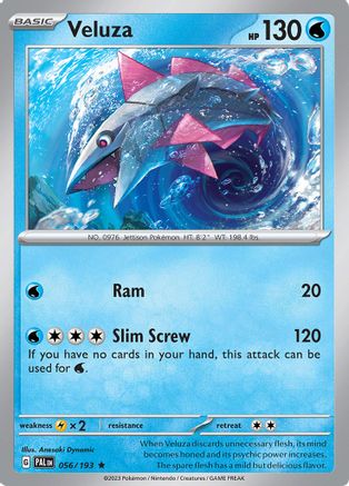 Veluza - 056/193 56 - SV02 Paldea Evolved Reverse Holofoil-1