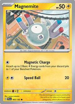 Magnemite 65 - SV02 Paldea Evolved Reverse Holofoil-1