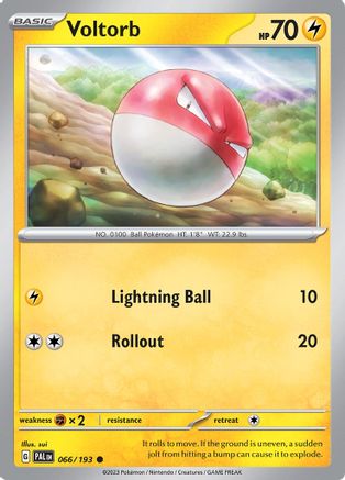 Voltorb 66 - SV02 Paldea Evolved Reverse Holofoil-1