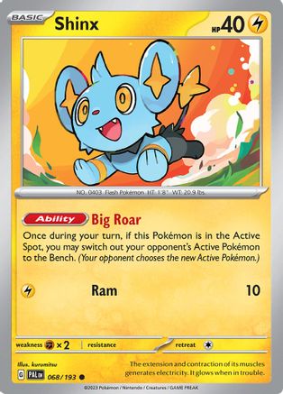 Shinx - 068/193 68 - SV02 Paldea Evolved-1