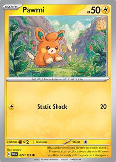 Pawmi 74 - SV02 Paldea Evolved Reverse Holofoil-1